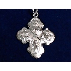 Sterling Silver 4 Way Medal on Chain